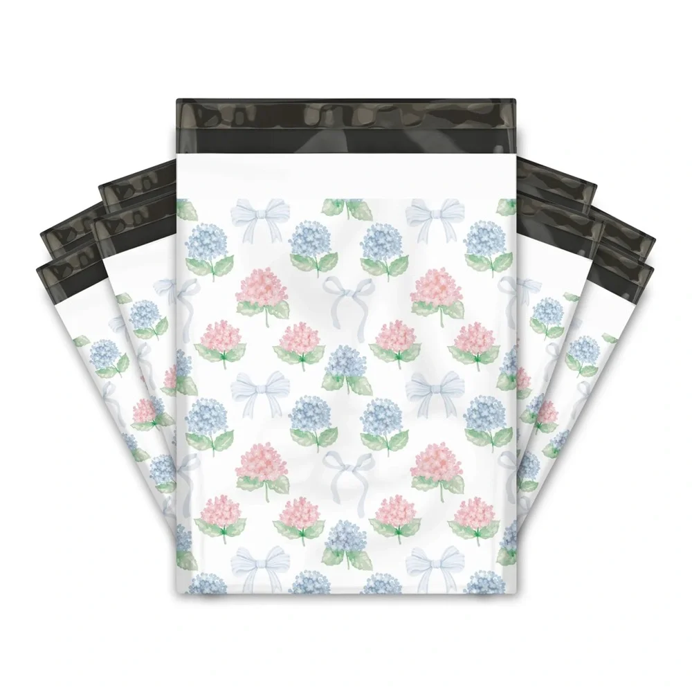 Hydrangeas Poly Mailer’s 10x13 Pack of 25 - Picture 2 of 10